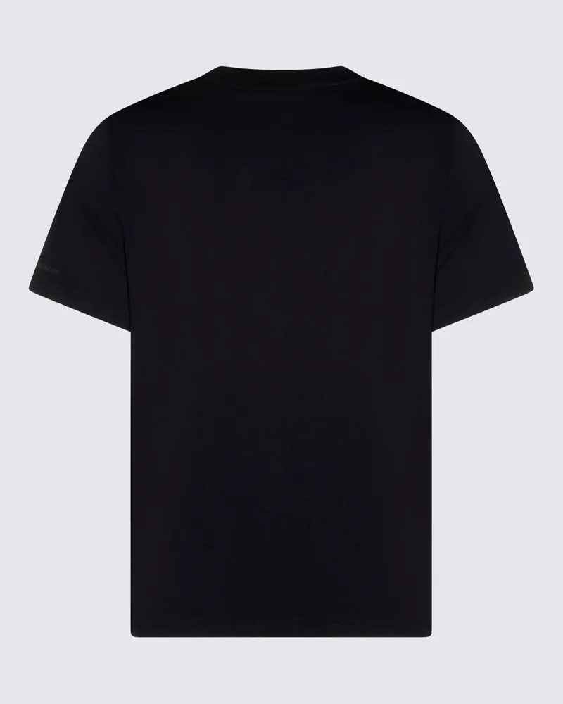 Moose Knuckles Men's T-Shirts And Polos Black _100 % Co Black