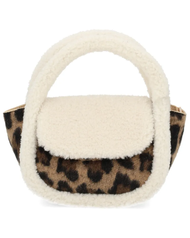 MC2 Saint Barth Women's Gilda Mutton Shoulder Bag Animalier Polyester Multicolor