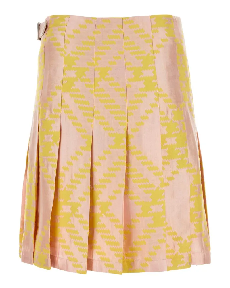 Burberry Women's Skirt Pink Cotton Viscose Pink