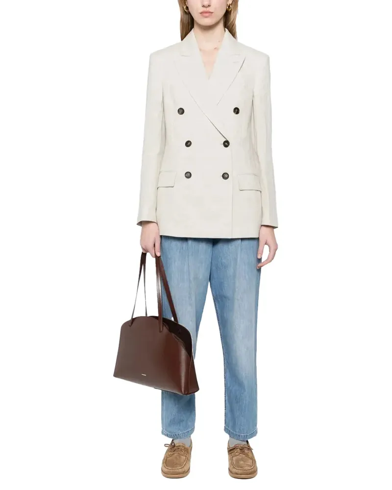 Brunello Cucinelli Five-Pocket Denim Jeans — Light Blue Light