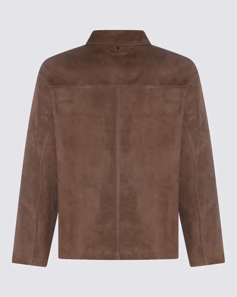 Salvatore Santoro Men's Jackets _le Brown