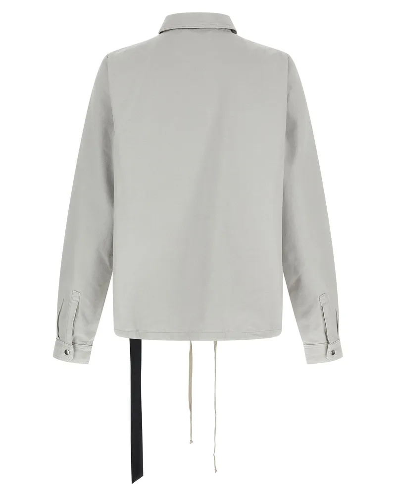 DRKSHDW by Rick Owens Cotton Canvas Jacket — Beige Beige
