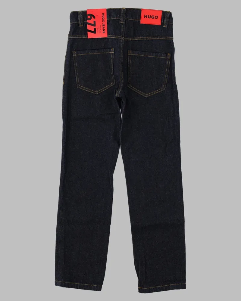 HUGO BOSS Cotton Denim Jeans — Blue Blue