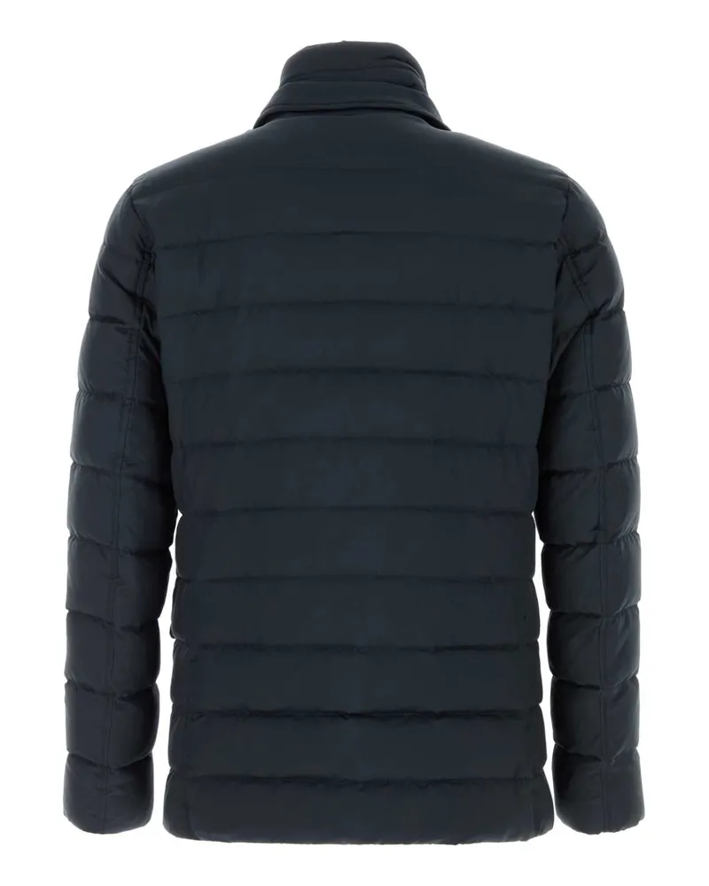 Herno Men's Navy Blue Polyester Down Jacket Blu Piumini Navy
