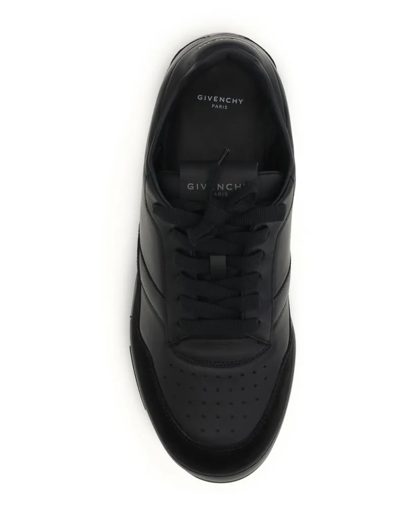 Givenchy Men's Leather Sneakers Yard Court Black Trainers Black