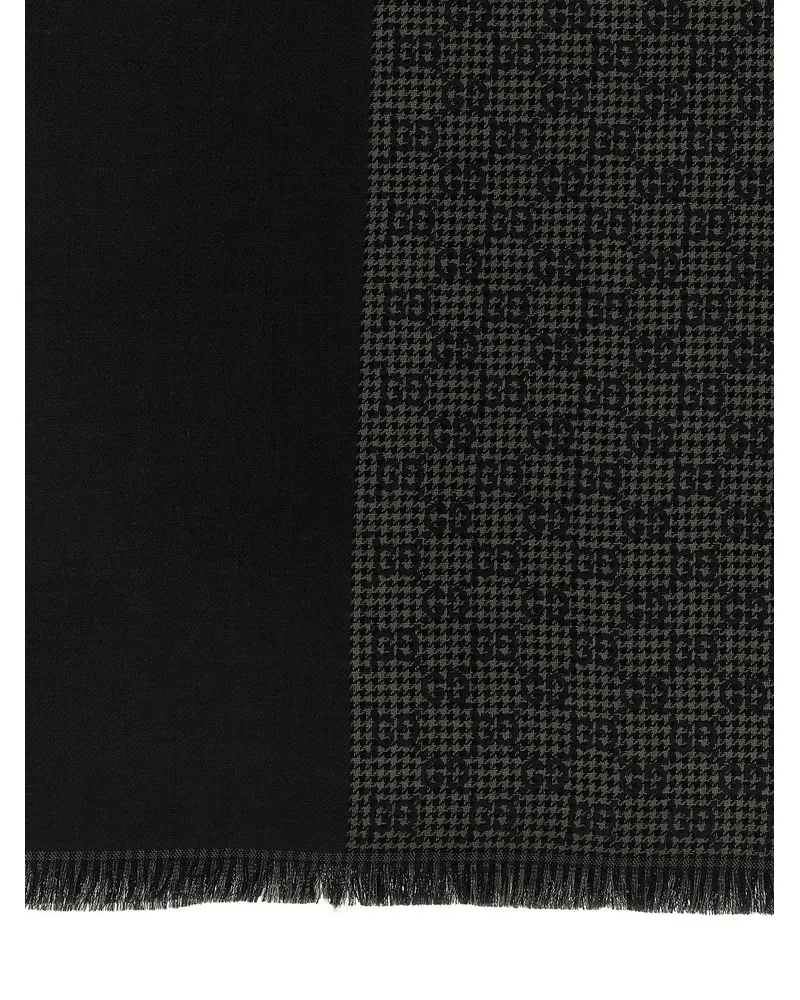 Gucci Men's Multicolor Silk Foulard Accessory Black