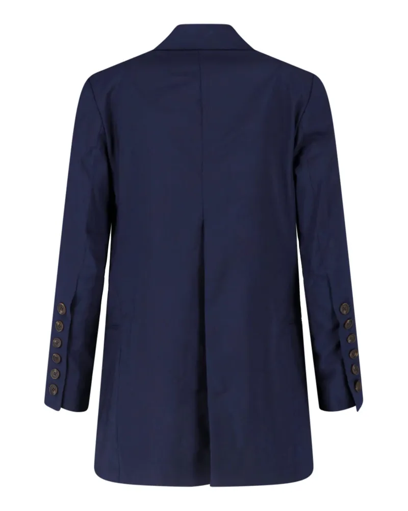 Eudon Choi Women's Jackets Blue Virgin Wool Navy