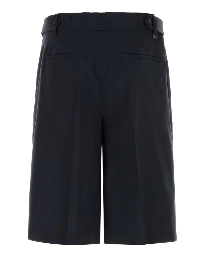PT TORINO Men's Navy Blue Wool Bermuda Shorts 0370 Exterior: Virgin Navy