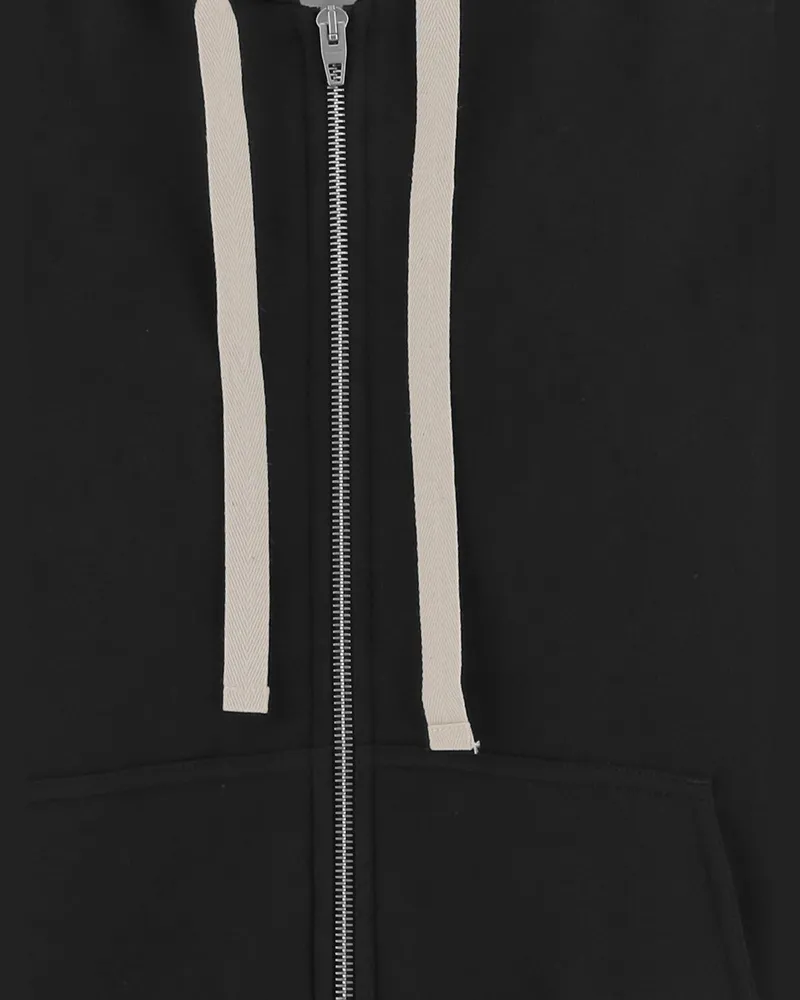 Jil Sander Women Cotton Hoodie Black Knitwear Sweater Black