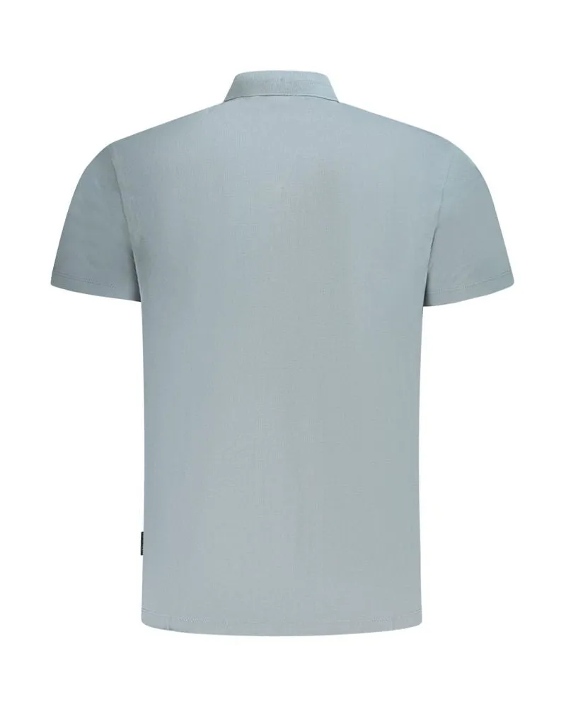 Napapijri Cotton Short-Sleeve Polo — Gray Gray