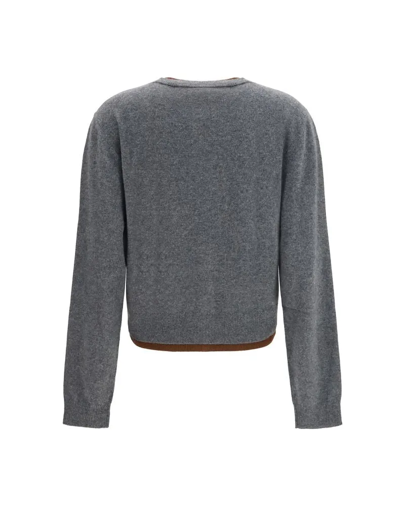 Marni Women's Gray Cashmere Cardigan Clothing Gray