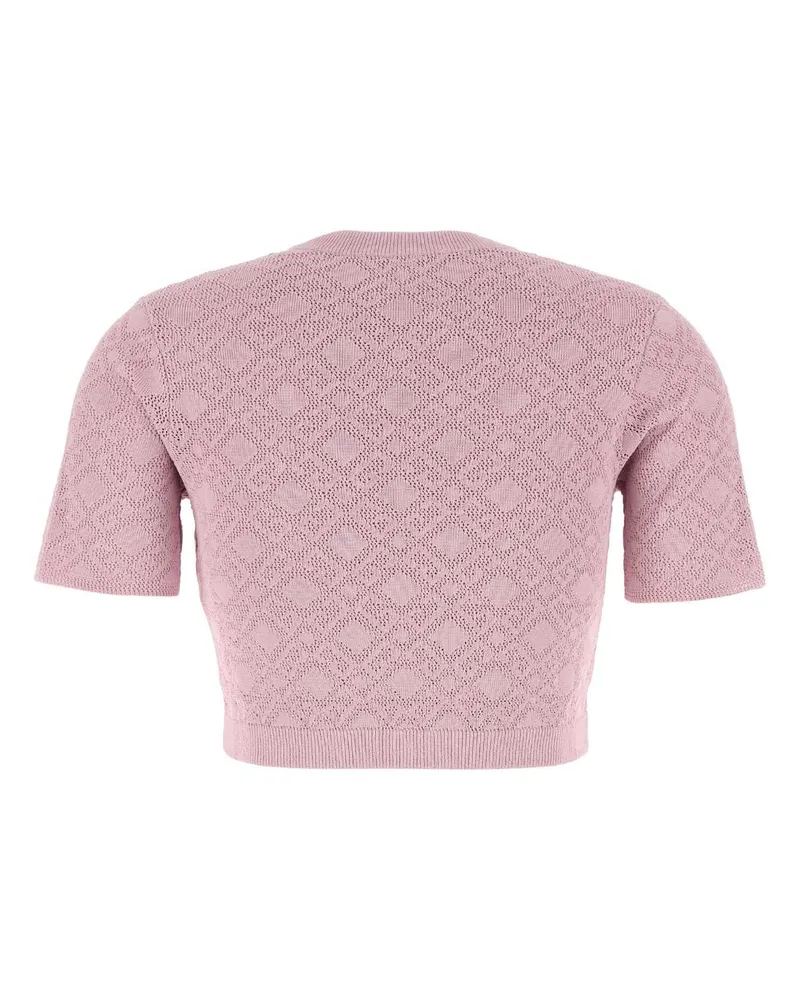 Givenchy Women's Pink Viscose Blend Sweater Parma Maglieria Pink