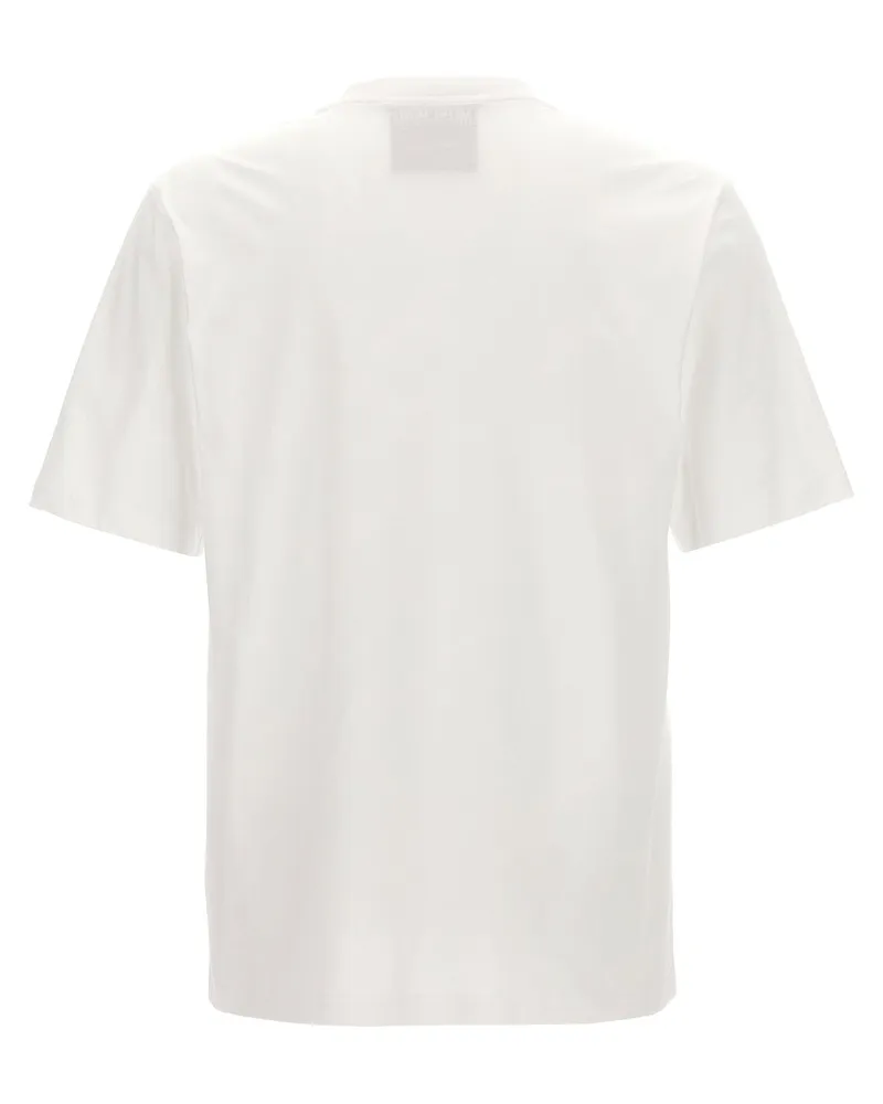 Moschino Logo-Embroidered T-Shirt — White White