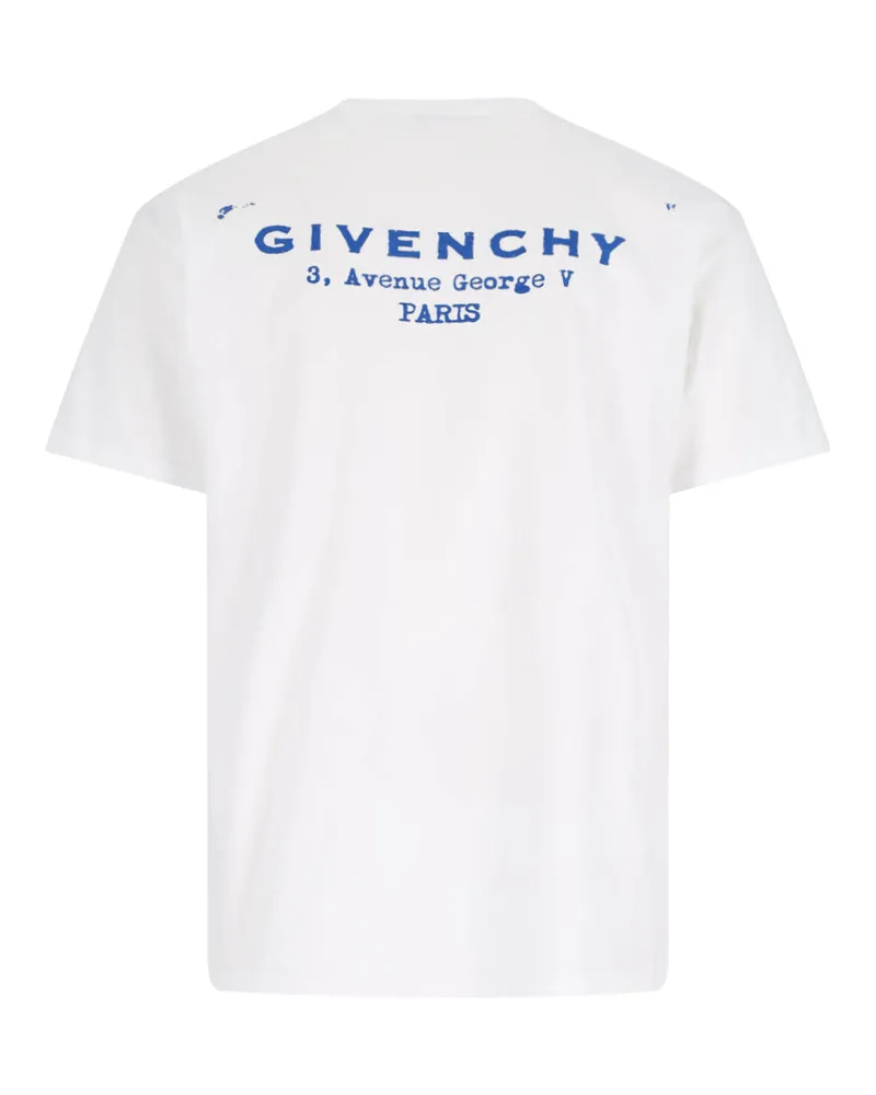 Givenchy Men's T-Shirts And Polos White Cotton White
