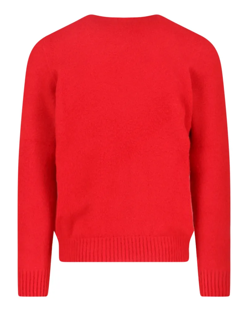 Drumohr  Men's Sweaters Red Cashmere Red