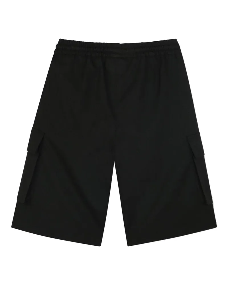 Marc Jacobs Polyester-Viscose Blend Bermuda Shorts — Black Black