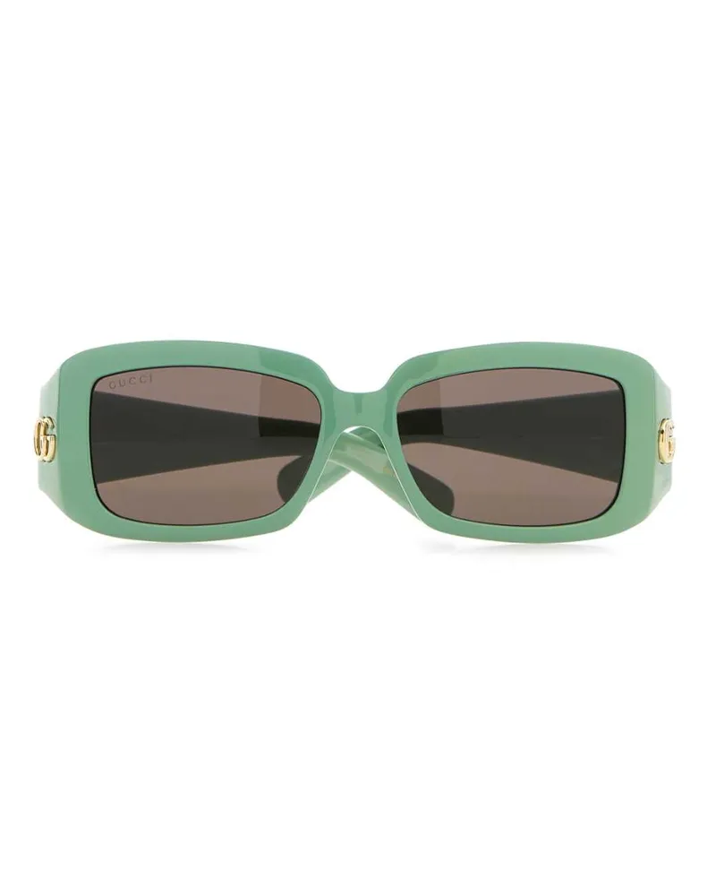 Gucci Women's Sea Green Acetate Sunglasses Greengreengrey Exterior: Occhiali Da Sole Green