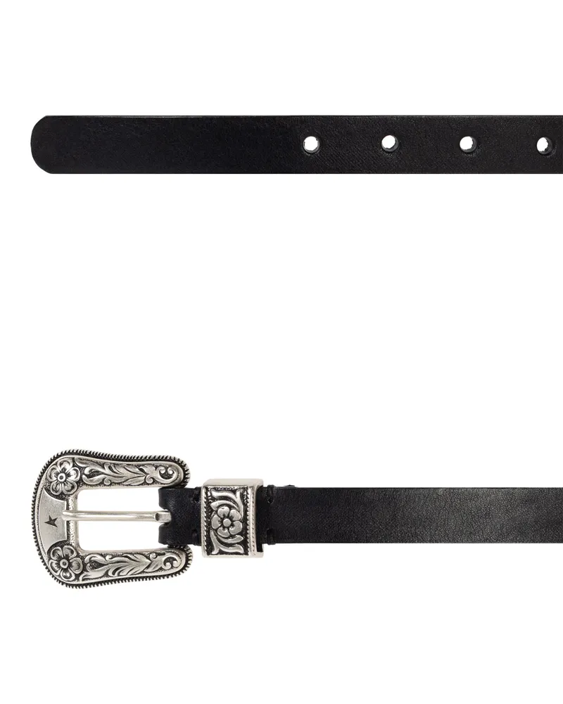 Golden Goose Women's New Hip Lace Belt Black Accessories Black