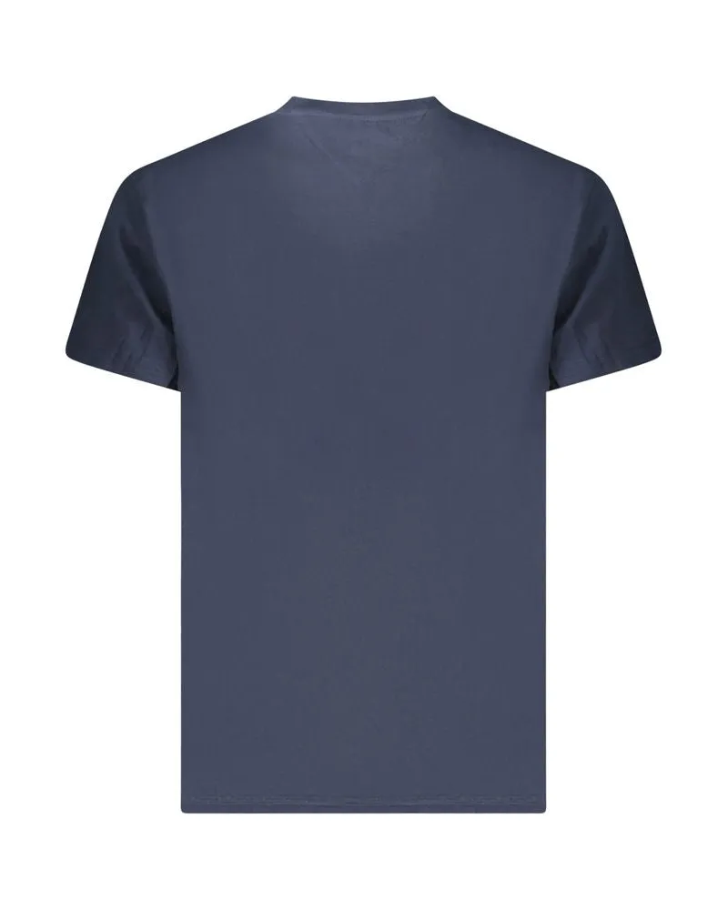 Tommy Hilfiger Logo Cotton T-Shirt — Blue Blue