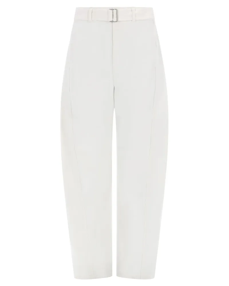 Christophe Lemaire Twisted Trousers — White White