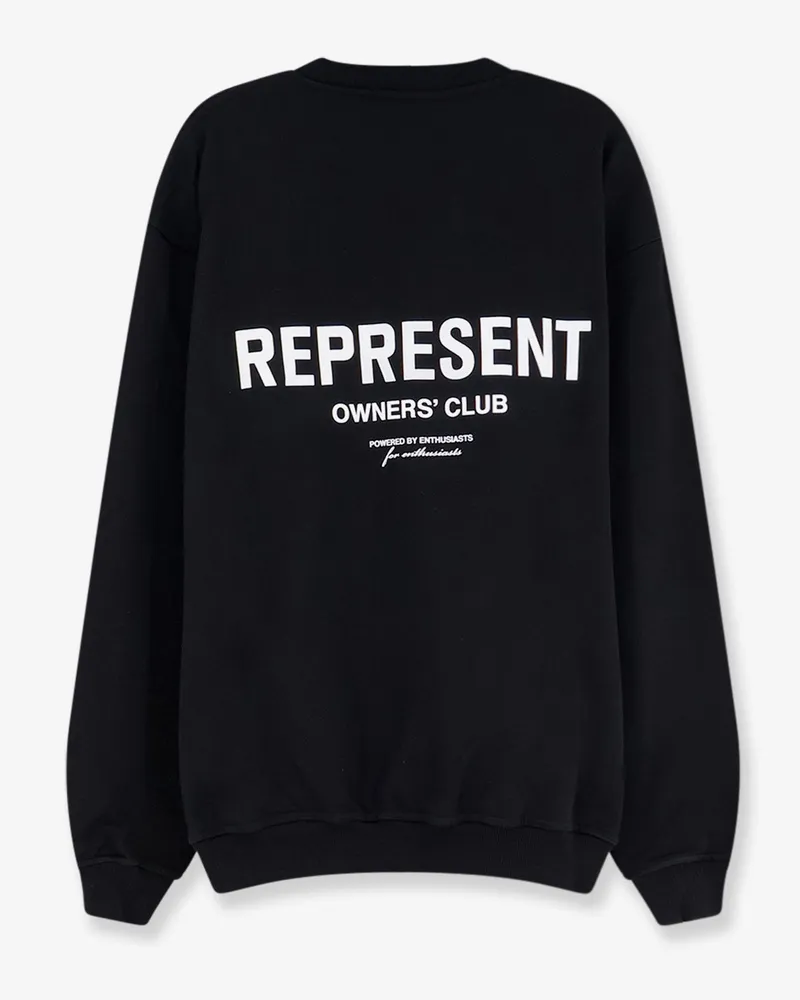 REPRESENT Men's Cotton Sweatshirt Black Sweatshirts Sweater Black