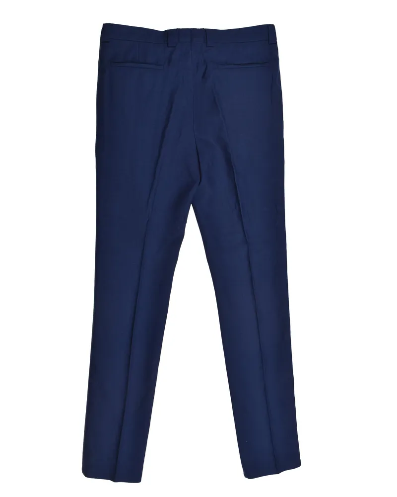 Brunello Cucinelli Mens Navy Tailored Trousers Navy