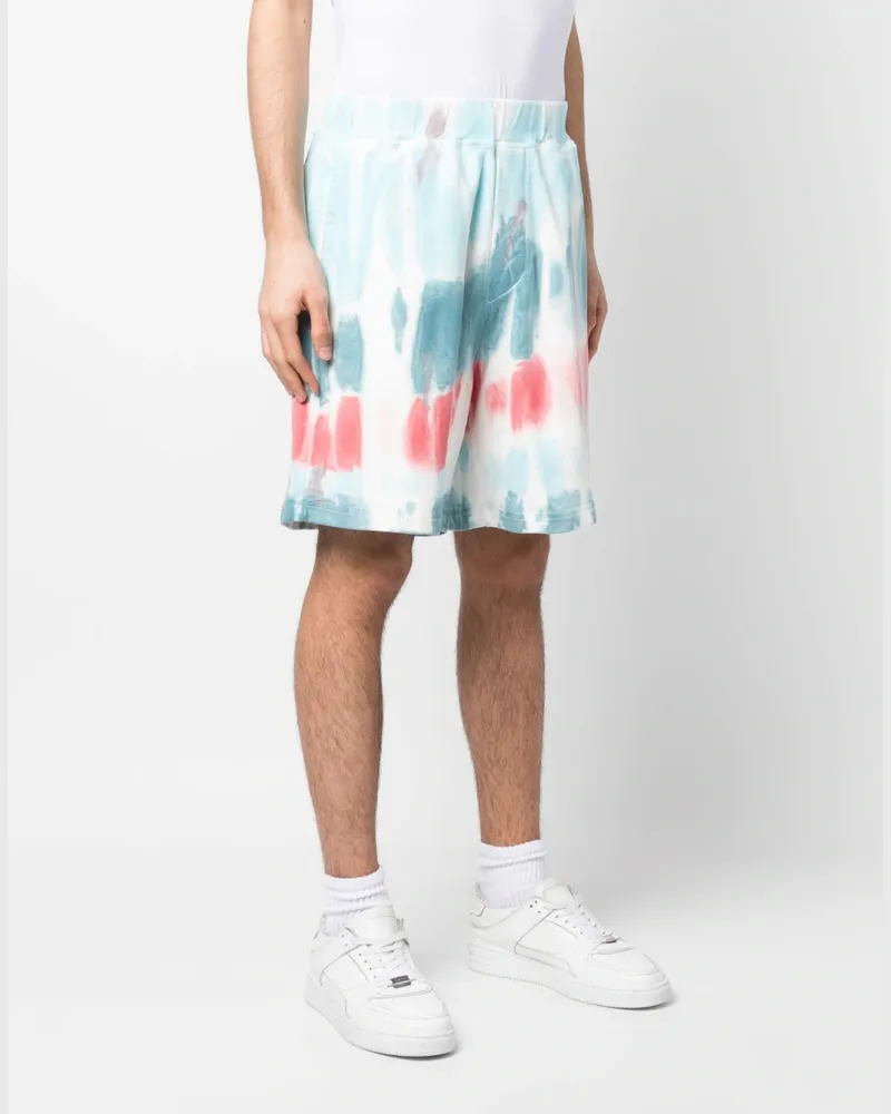 Dsquared2 Men's Tie Dye Distressed Relax Fit Shorts Multiple Colors Clothing > Pants Multicolor