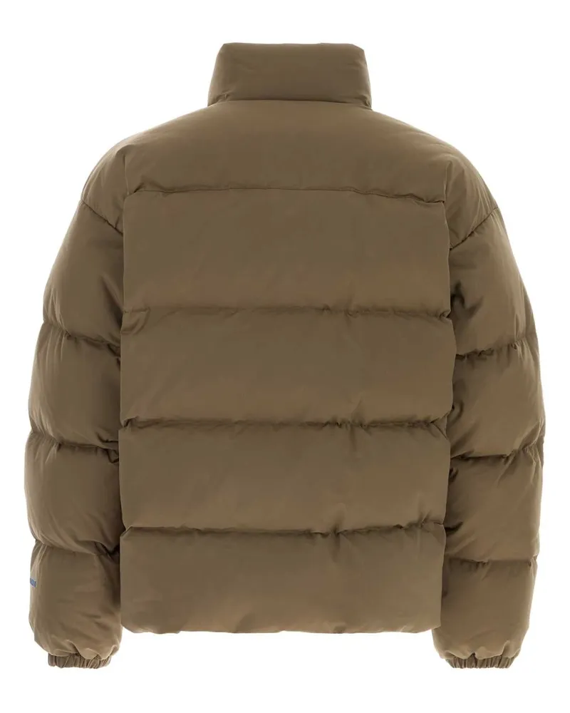 Jil Sander Men's Mud Polyester Down Jacket 204 Camicie Shirt Beige