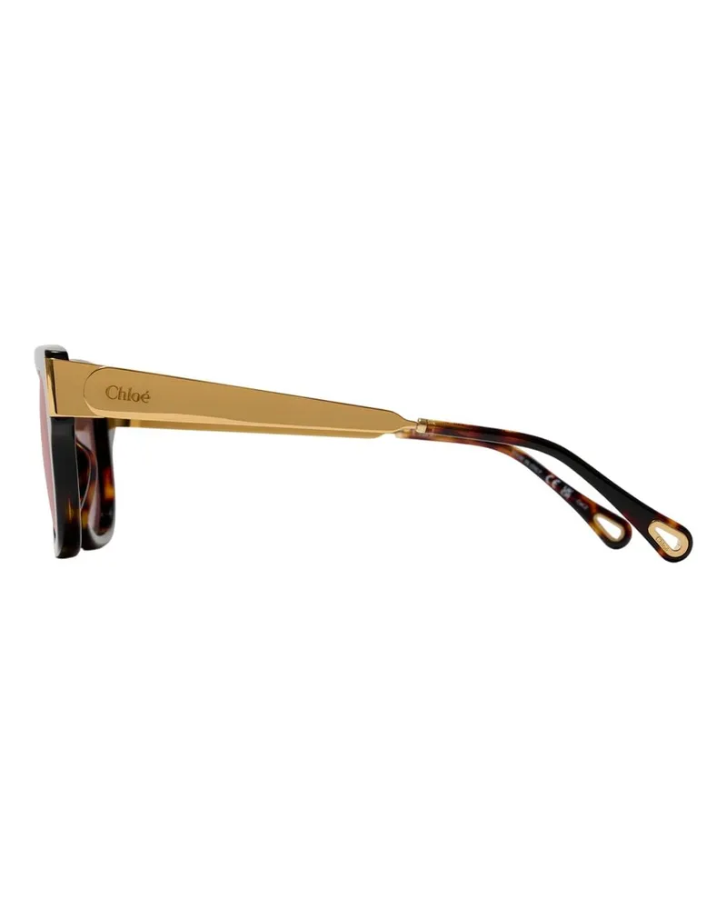 Chloé Women's Ch0351s Sunglasses -  Acetate Brown Accessories Brown