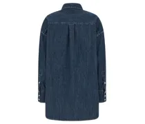 Trompe l'Oeil Denim Shirt — Blue