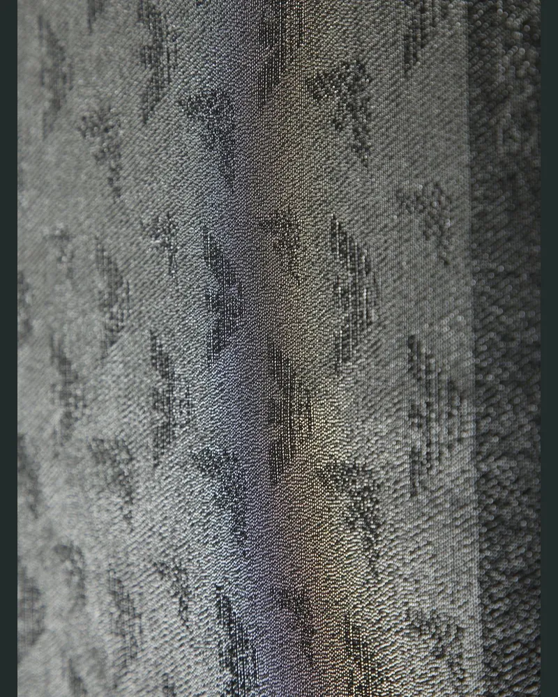 Emporio Armani Allover Logo Scarf — Grey Grey