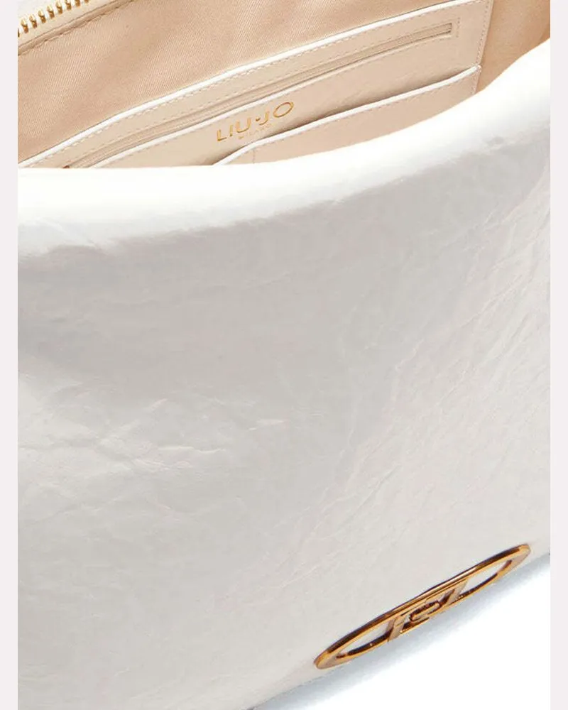 Liu Jo Women's Shoulder Bag Off White Polyurethane - Shoulder-Bags White