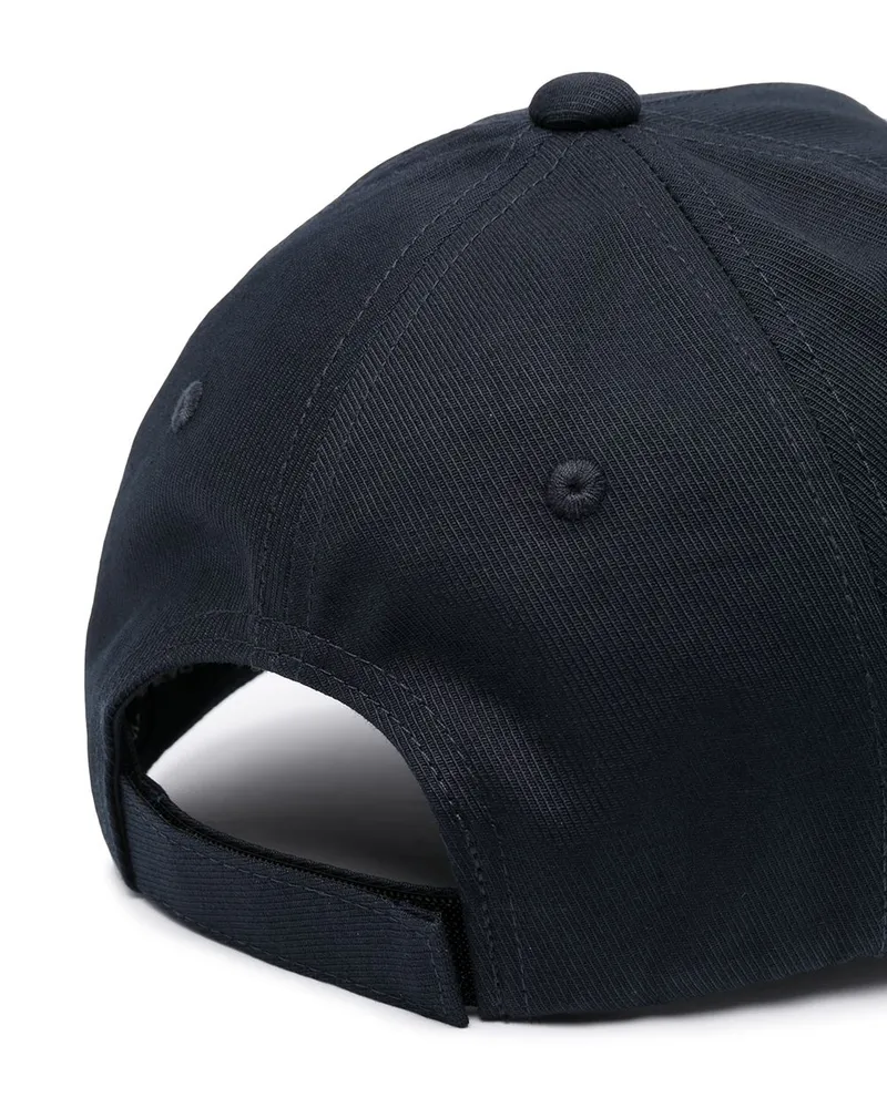 Emporio Armani Logo-Embroidered Baseball Cap — Navy Navy