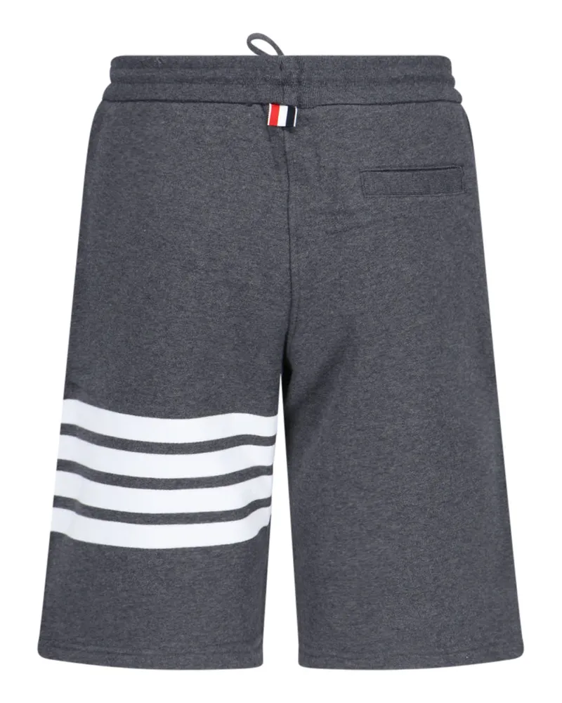 Thom Browne Men's Trousers Grey Cotton Gray