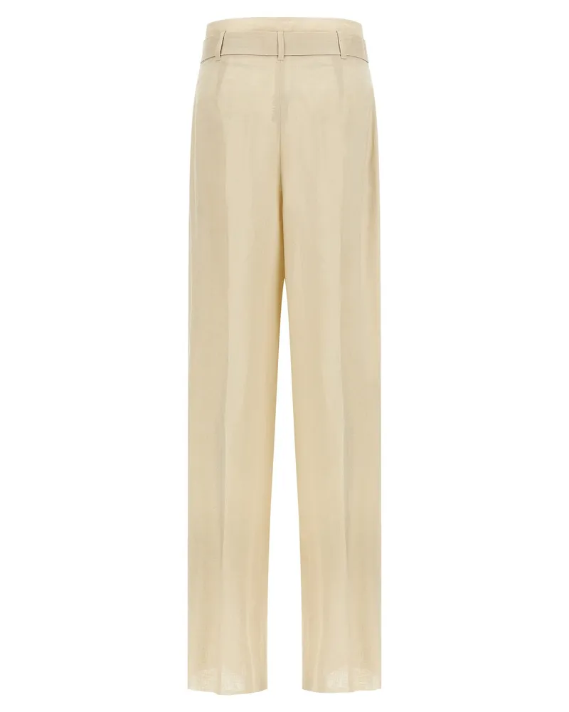 Max Mara Trousers — Cream Cream