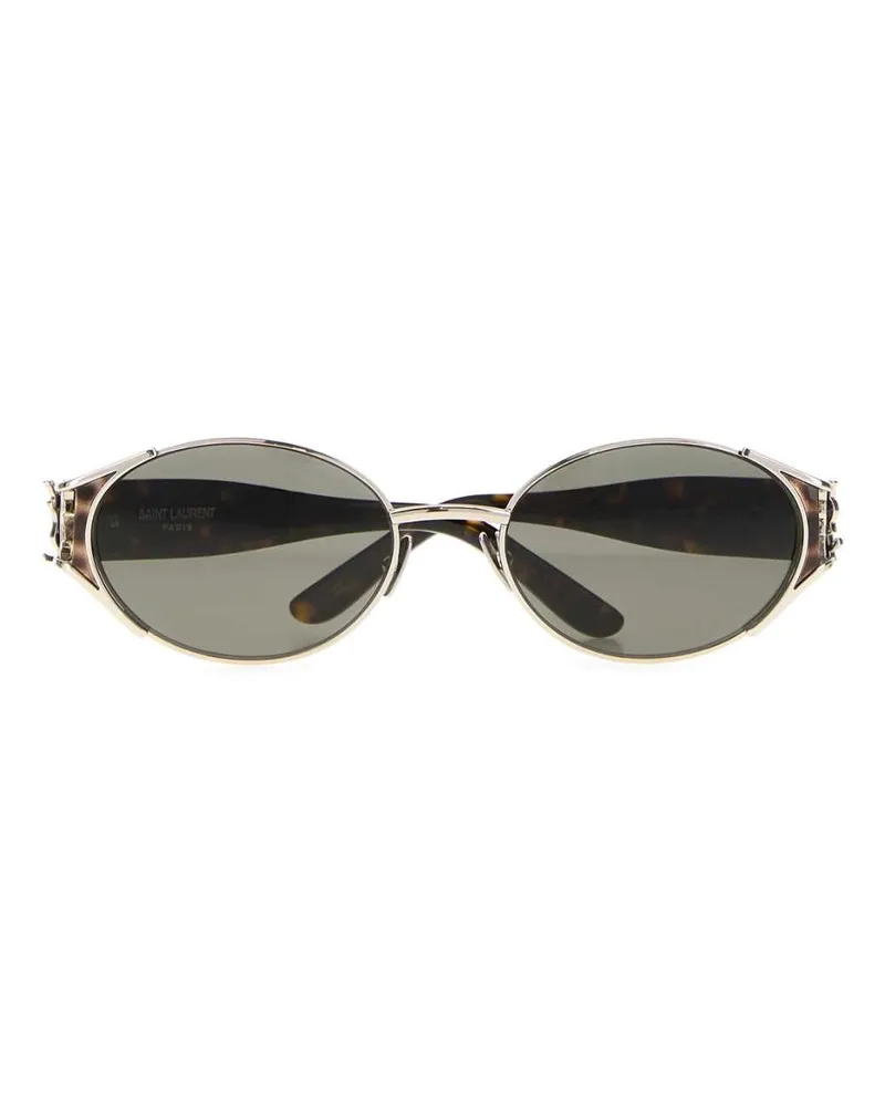 Saint Laurent Women's Ysl Sl 919 Sng Silverhavanagrey Occhiali Da Sole Exterior: Acetate Sunglasses Silver