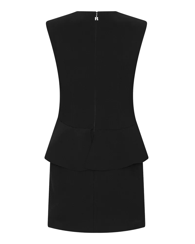 ROTATE Birger Christensen Women's Mini Dress Rose Black Lining: Polyester Evening Suits Black