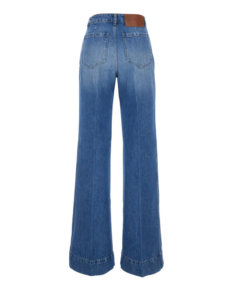 Victoria Beckham Women's Jeans Alina Light Blue Cotton Blue