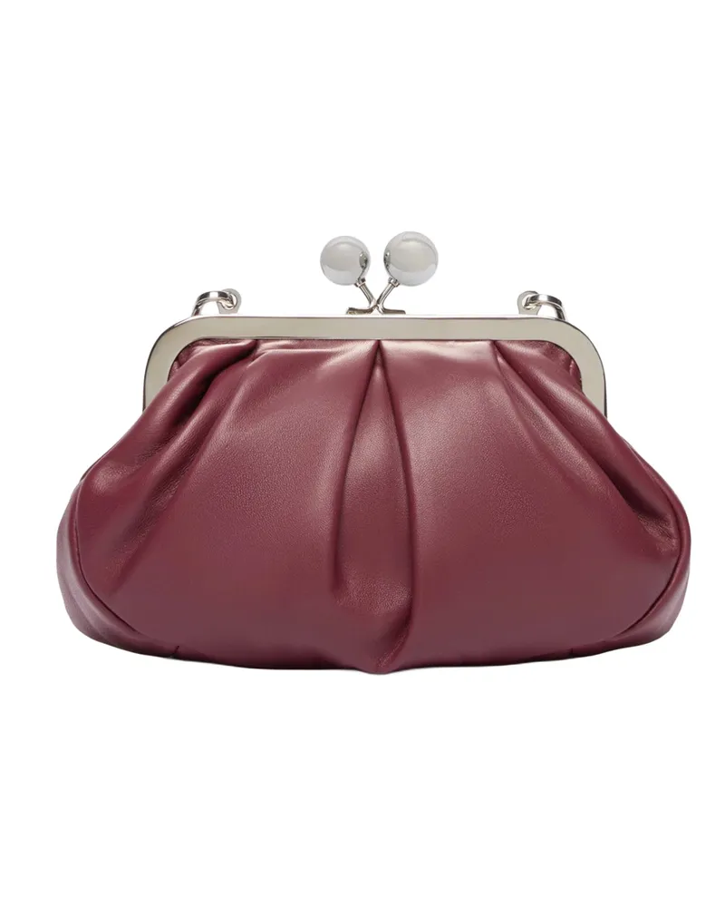 Max Mara Women's Shoulder Bag Prati Ruby Red