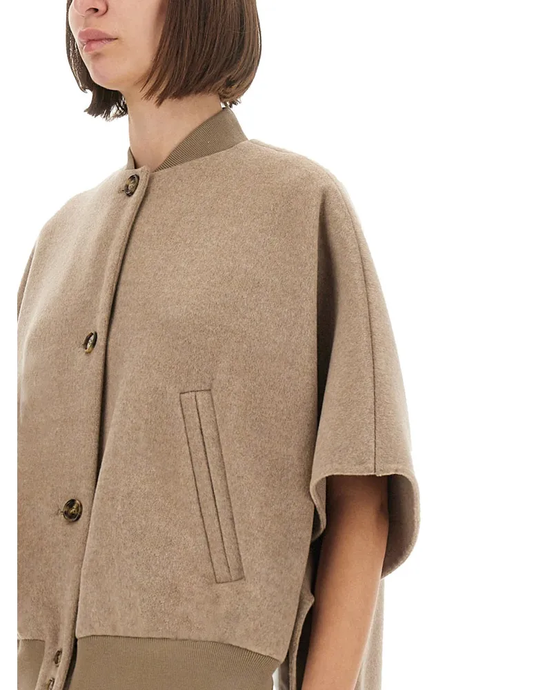 Max Mara Leticia Coat — Beige Beige