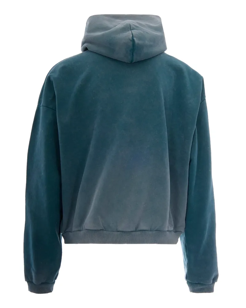 REPRESENT Men's Hoodie Westside Smoked Teal Cotton Sweatshirts Sweater Green