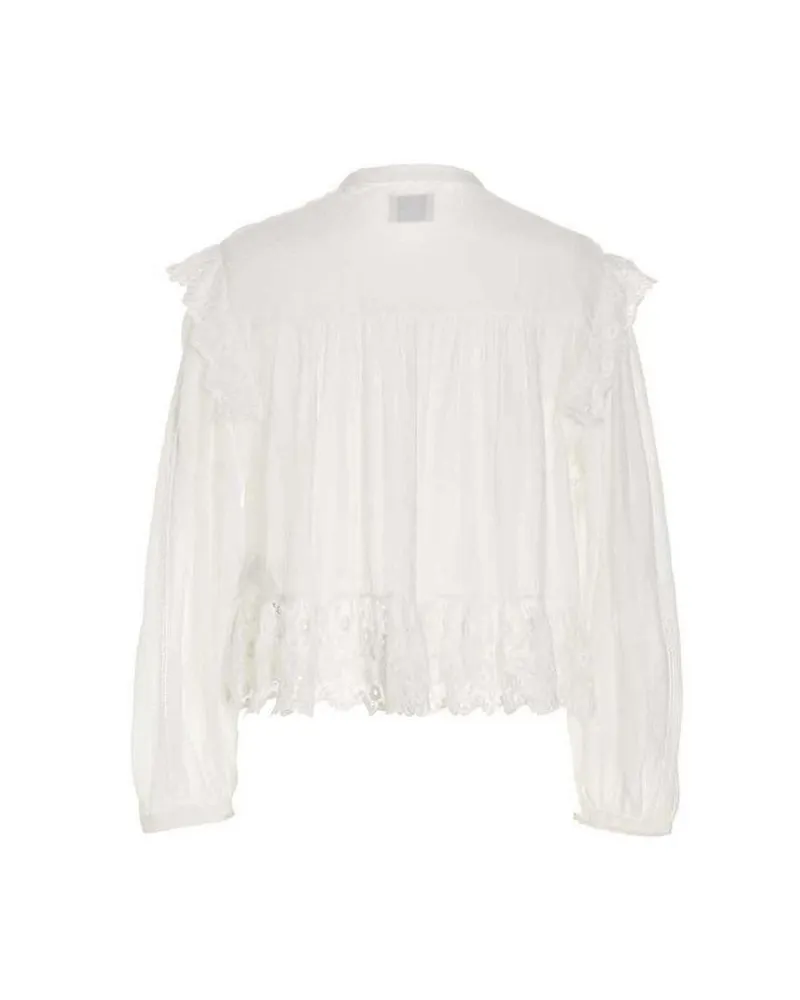Isabel Marant Women White Viscose Top White