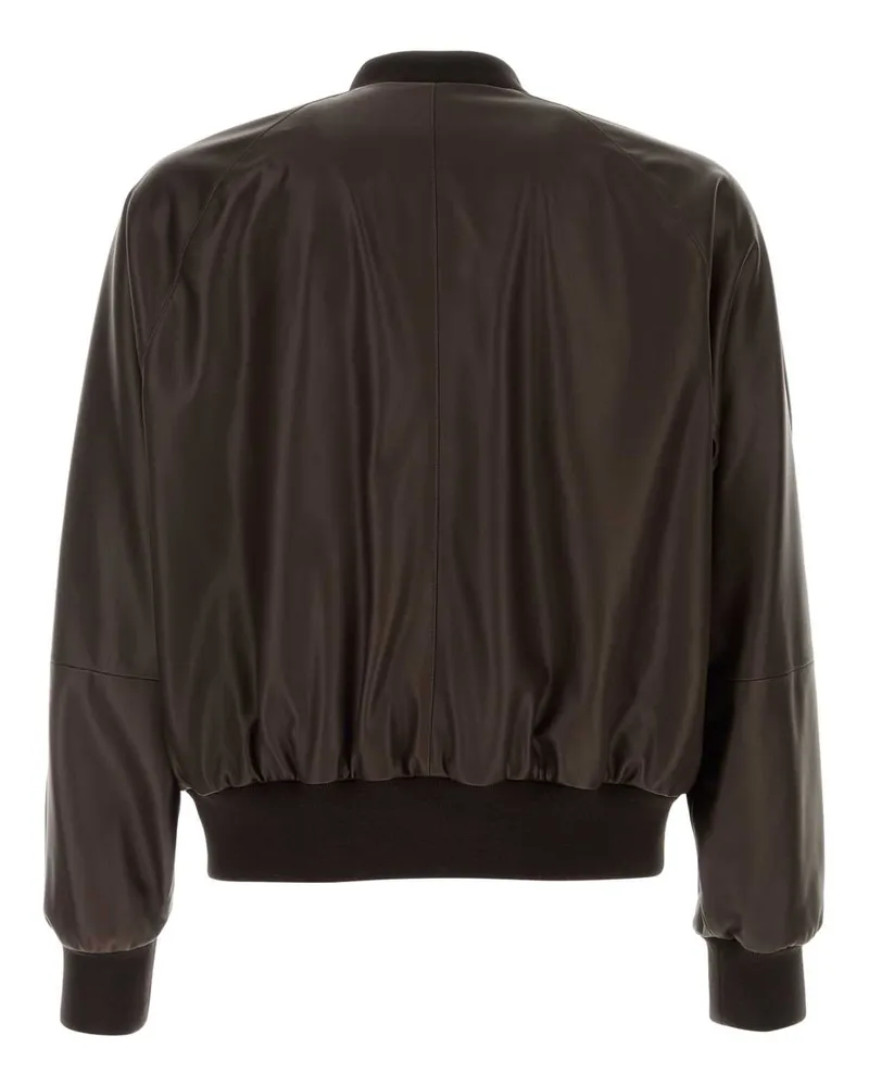 Giorgio Armani Jacket Bomber Jacket — Brown Brown