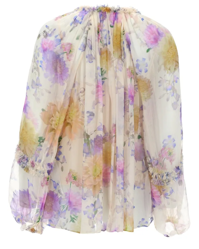 Zimmermann Luna Blouse — Multicolor Multicolor