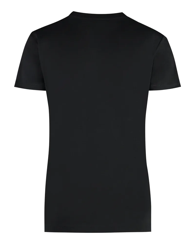 Vivienne Westwood Women's Cotton Crew-Neck T-Shirt Black Body: Cotton; Rib: T-Shirts & Jerseys Black
