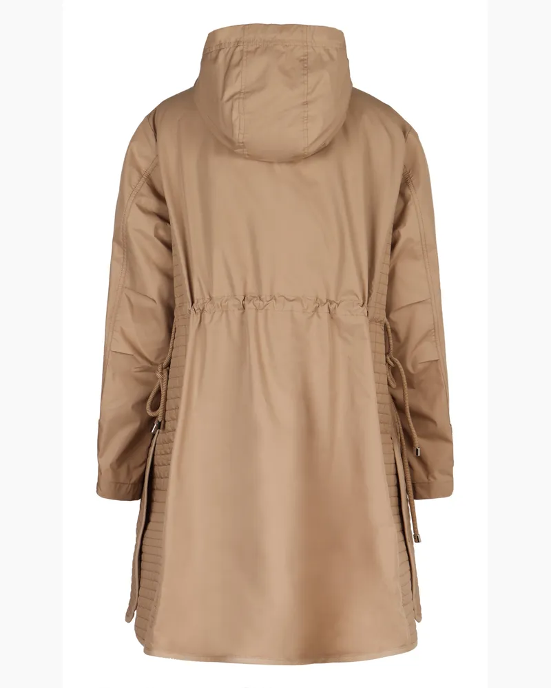 Moncler Women's Meudon Techno Fabric Jacket Beige Cotton Trench & Raincoats Beige