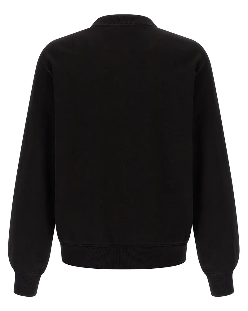 Dolce & Gabbana Logo Plate Sweatshirt — Black Black
