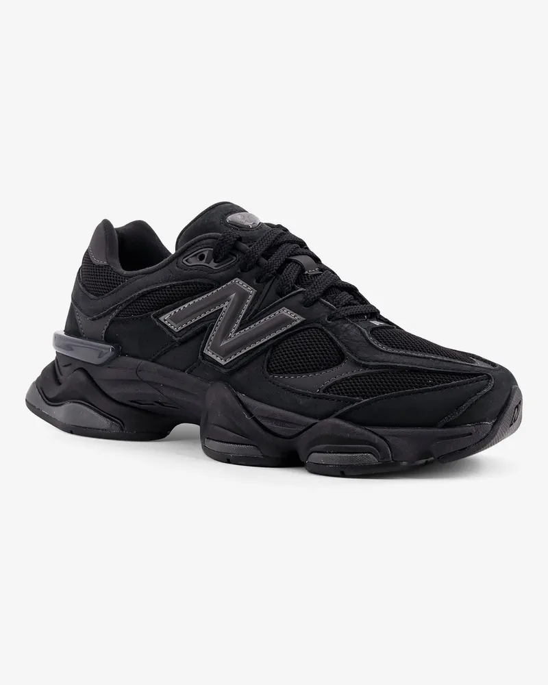 New Balance Unisex Sneakers 9060 Mesh-Leather Black Trainers Mesh/leather Black