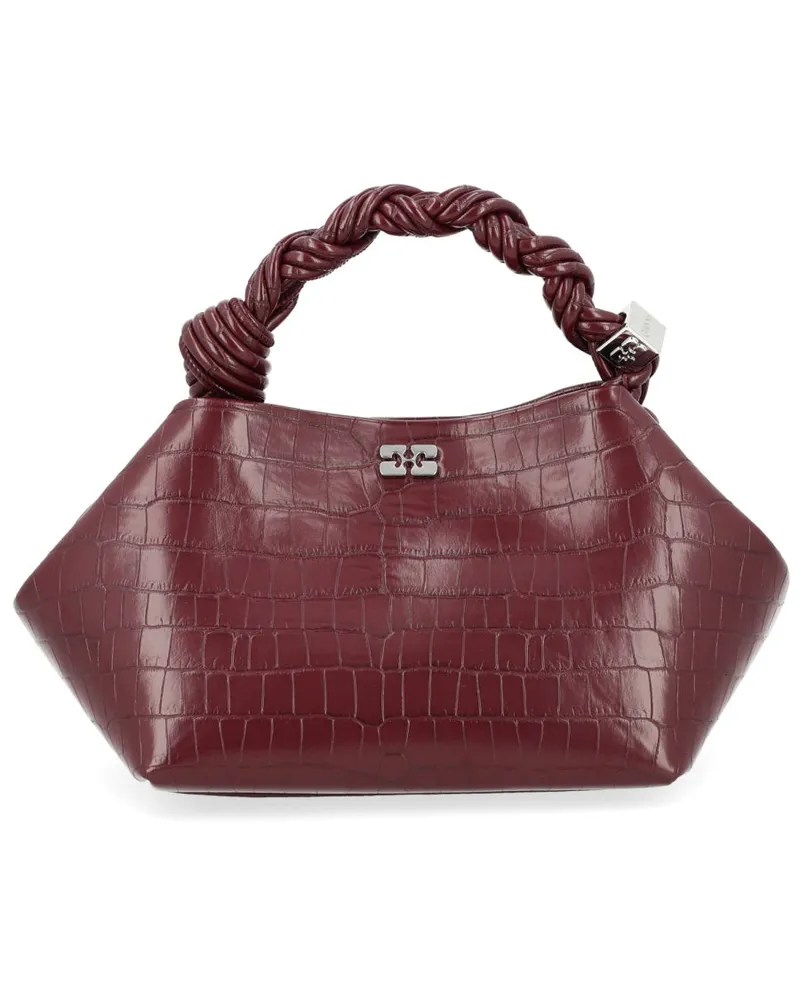 Ganni Bou Shoulder Bag — Burgundy Burgundy