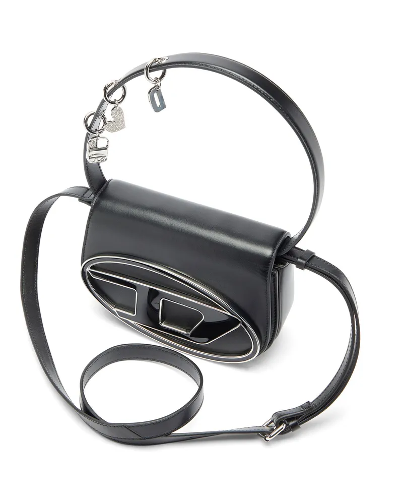 Diesel 1DR Charms Shoulder Bag — Black Black